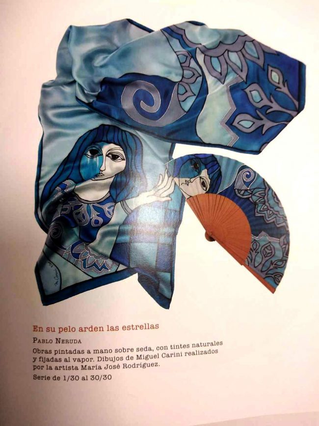 en su pelo arden las estrellas