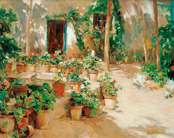 Abanico "Patio" para la tienda del Museo Carmen Thyssen Málaga - Imagen 2