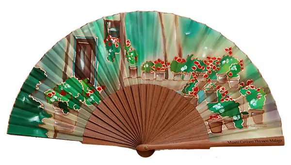 Abanico "Patio" para la tienda del Museo Carmen Thyssen Málaga