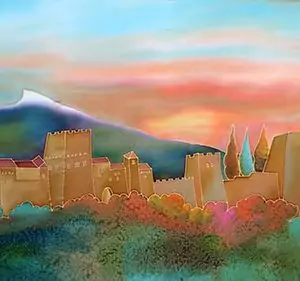 Atardecer en la Alhambra